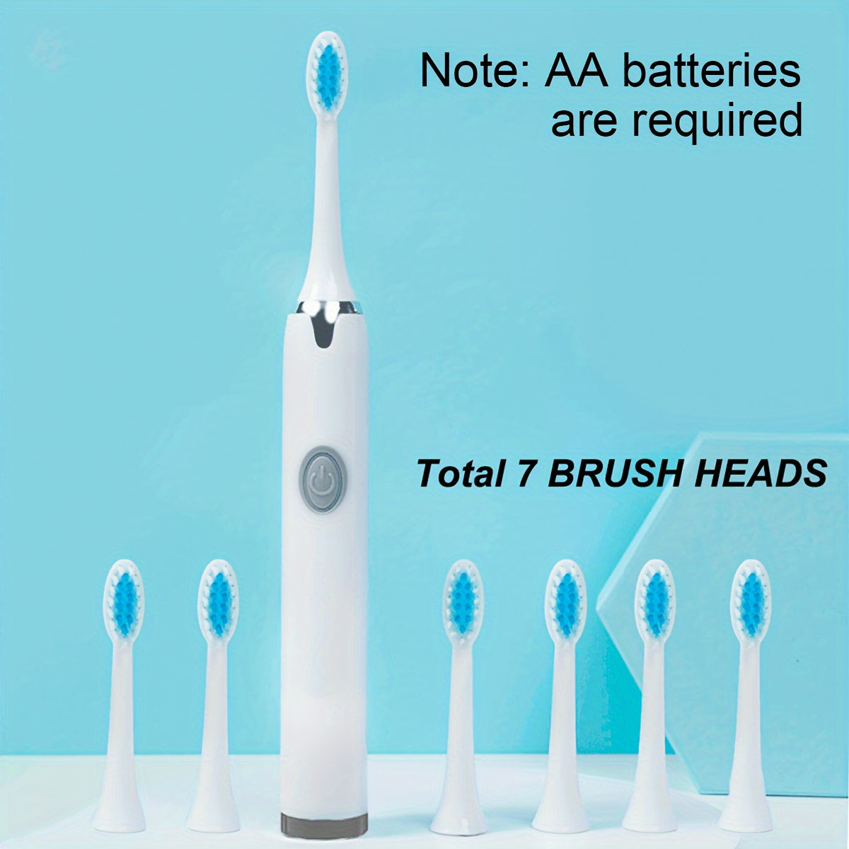 Electric Toothbrush for Adults with Soft Bristles, 6 Heads, Smart Technology