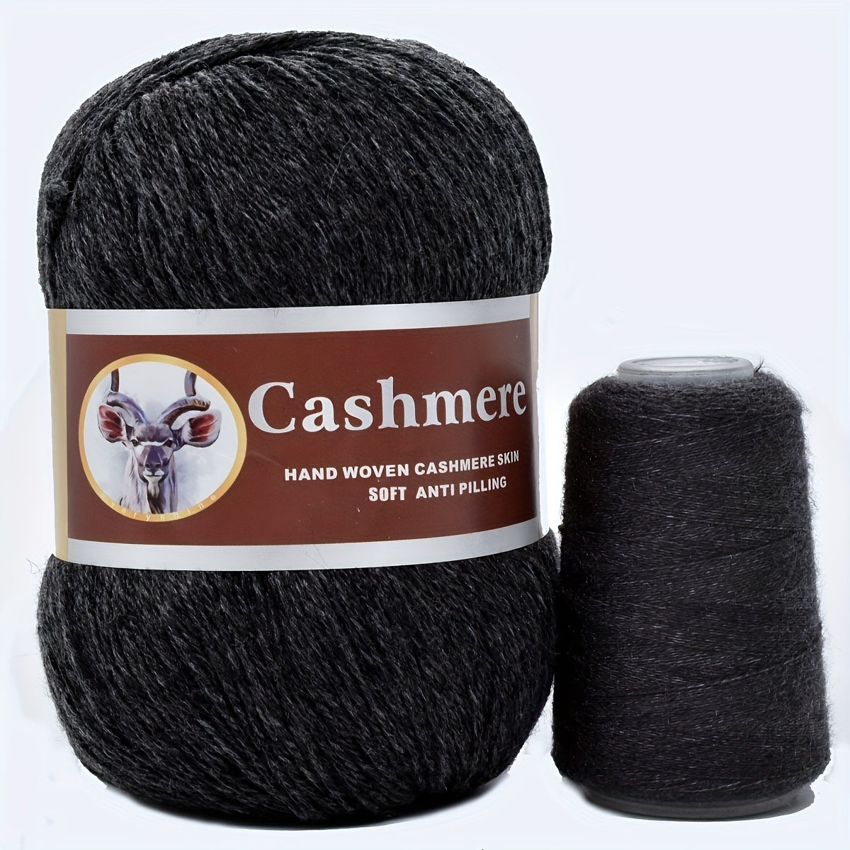 Hand-Woven Cashmere Blend Crochet Yarn 70 Cashmere 320m Assorted Colors