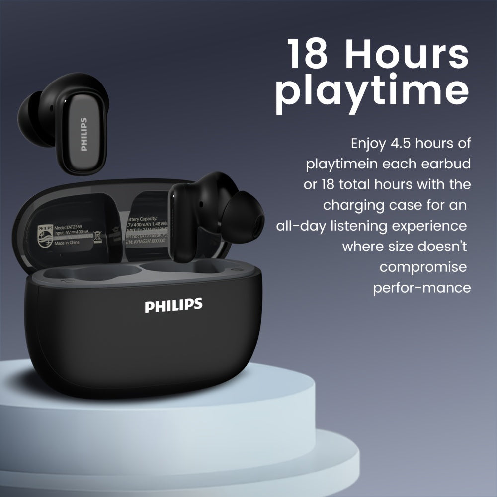 Wireless Earbuds with Charging Case 24-Hour Playtime Touch Control Microphone for Running Cycling Gaming