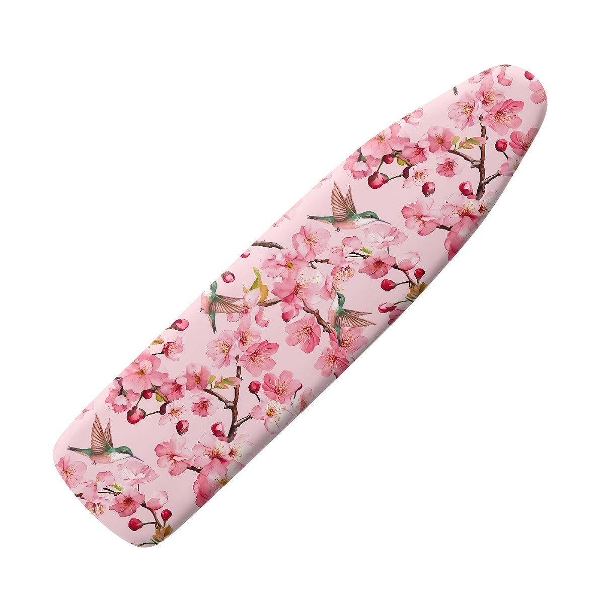 Ironing Board Cover Floral Hummingbird Pattern 38x137cm Thick Padding Elastic Edge