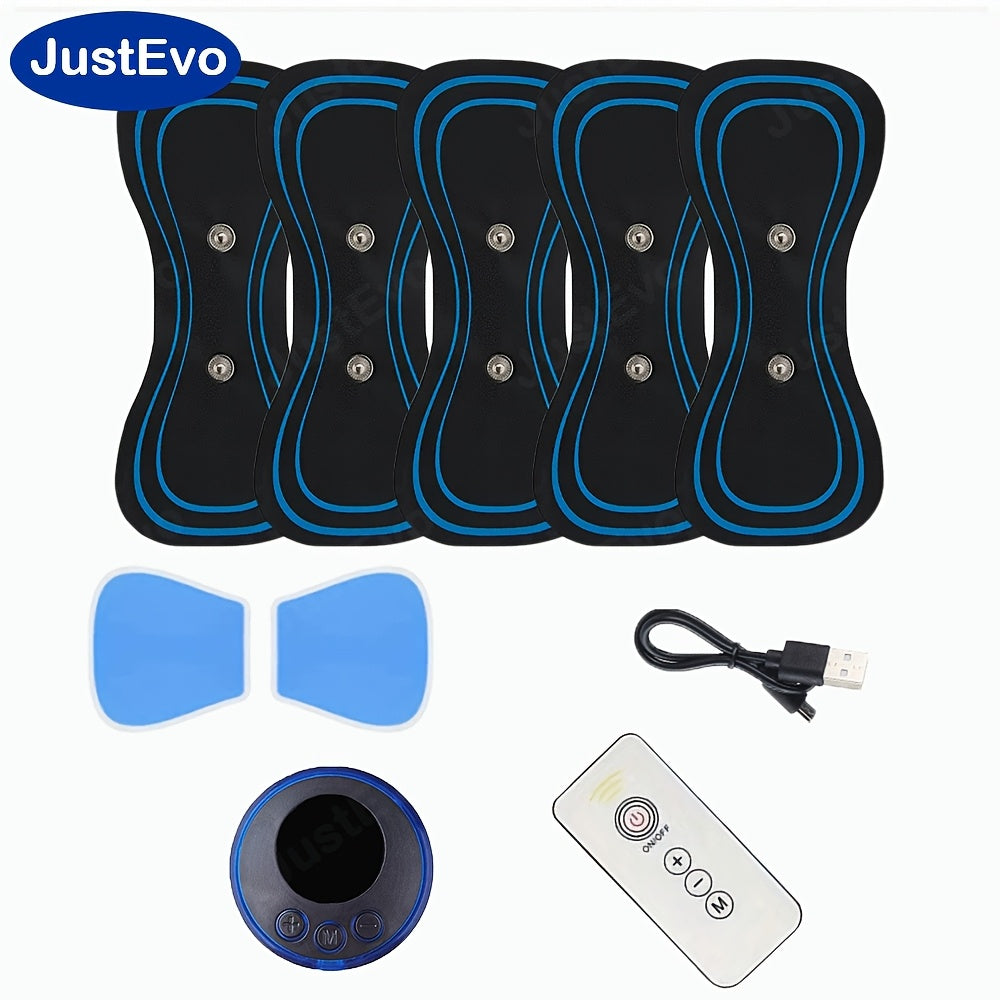 EMS Portable Mini Massage Patch for Back Full-Body Rechargeable USB Powered