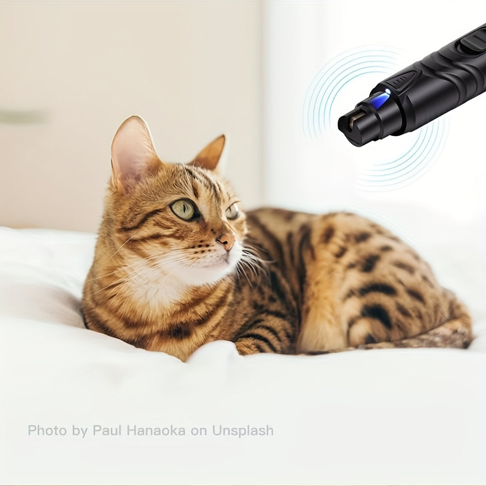 Quiet Pet Nail Grinder for Dogs and Cats with LED Light Rechargeable 2 Speeds