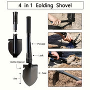Stainless Steel Folding Shovel for Outdoor Garden Camping Hiking