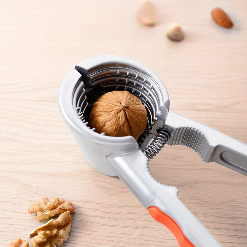 Multi-Functional Zinc Alloy Nutcracker Seafood Sheller Dual Jaw Kitchen Tool