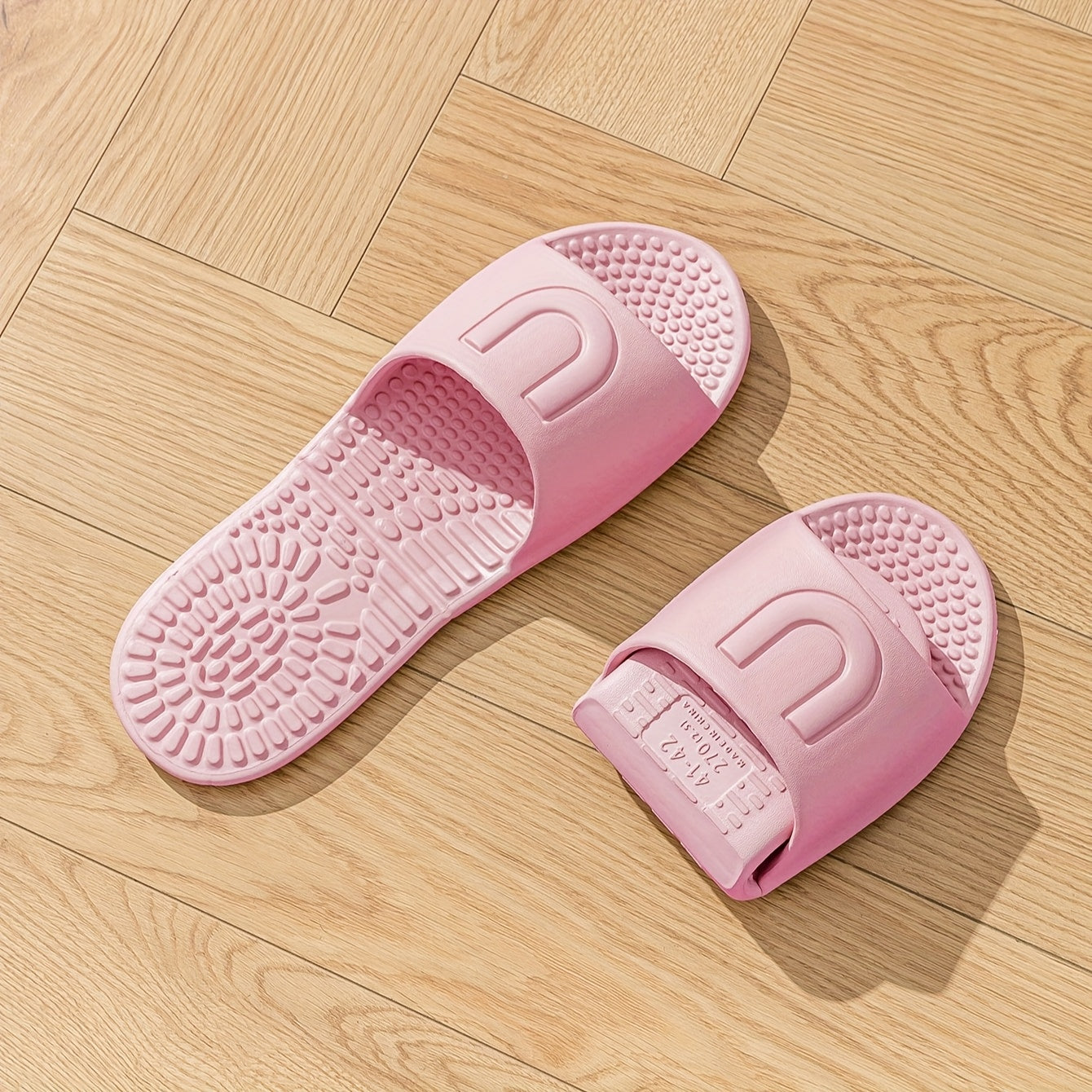 Zapatillas unisex de EVA plegables para interior, viaje, antideslizantes, suela plana, para todas las estaciones