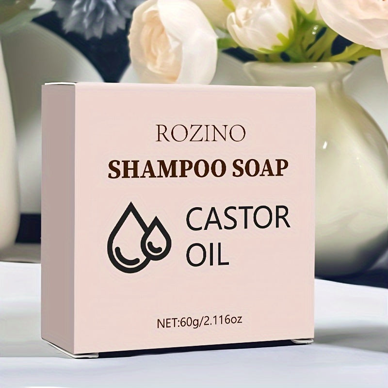 Unisex Castor Oil Shampoo for Oily Scalp and Hair Cleansing Natural Moisturizing