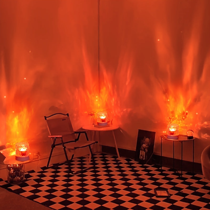 Luz nocturna de ondas de agua con ambiente ajustable de 7 colores, recargable por USB para dormitorio y sala de juegos

Source:
Water Ripple LED Night Light with 7-Color Adjustable Ambiance USB Rechargeable for Bedroom and Playroom