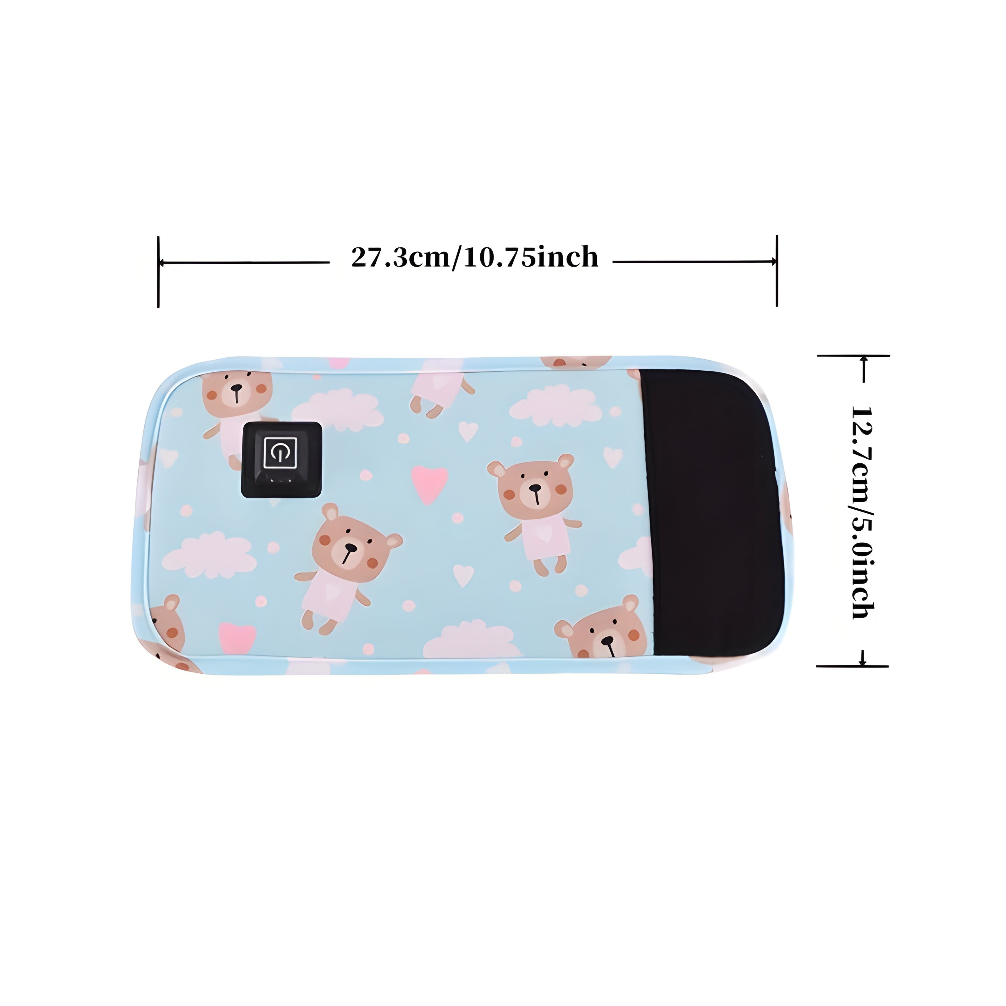 Portable Baby Bottle Warmer with USB Water Heater Insulated Travel Stroller Bag