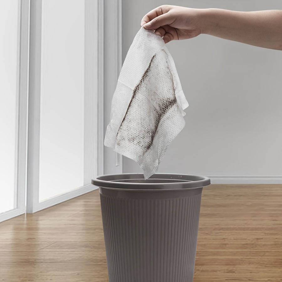 Paquete de 30 papeles electrostáticos para limpieza en húmedo o en seco de suelos