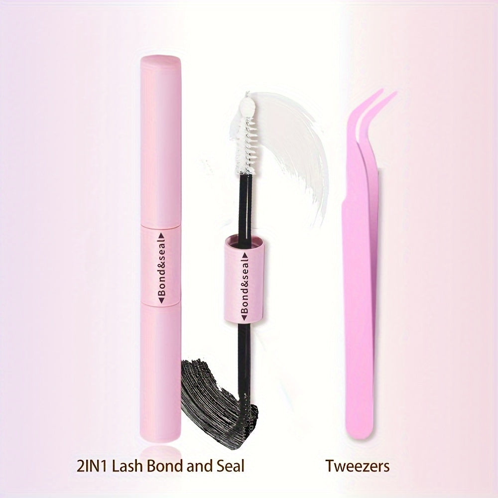 Women Waterproof Lash Bond and Seal Glue 2-in-1 Black Lash Extension