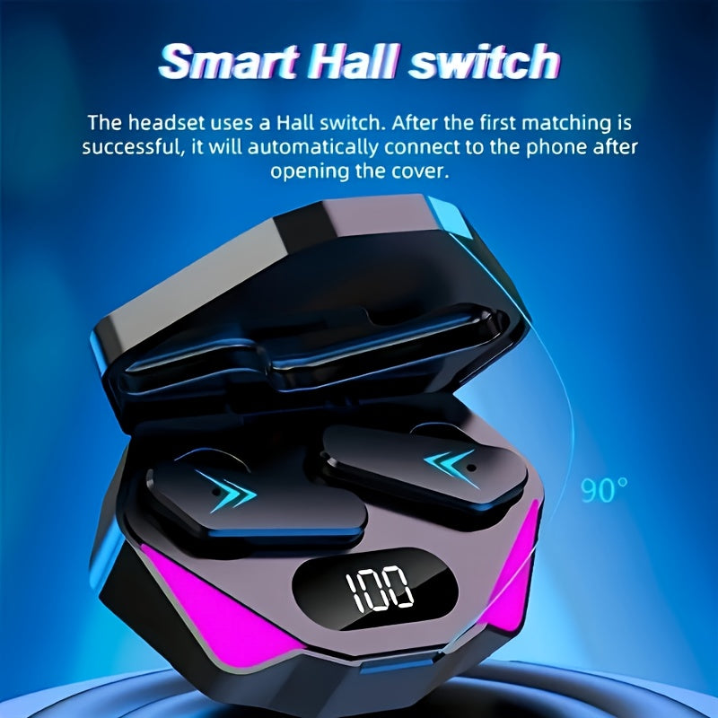 Wireless Earbuds with Touch Controls Wireless Charging Case Microphone for Gaming and Videos