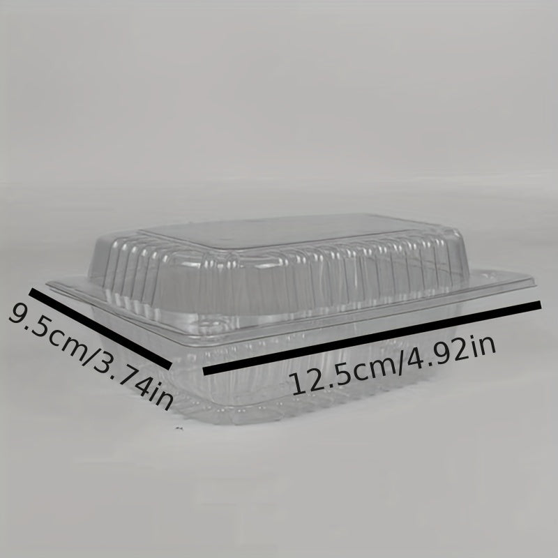 50 или 100 штук одноразовых коробок для фруктов для домашнего использования. Эти прозрачные пластиковые коробки идеально подходят для упаковки фруктов.