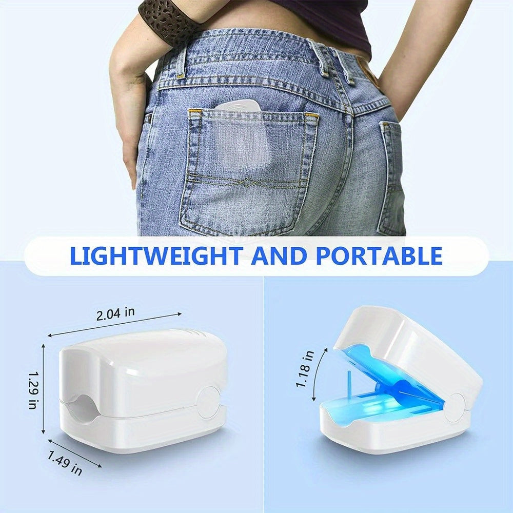 Портативная USB-заряжаемая лампа для ногтей для маникюра дома или в пути; идеальный подарок на день рождения подруги.