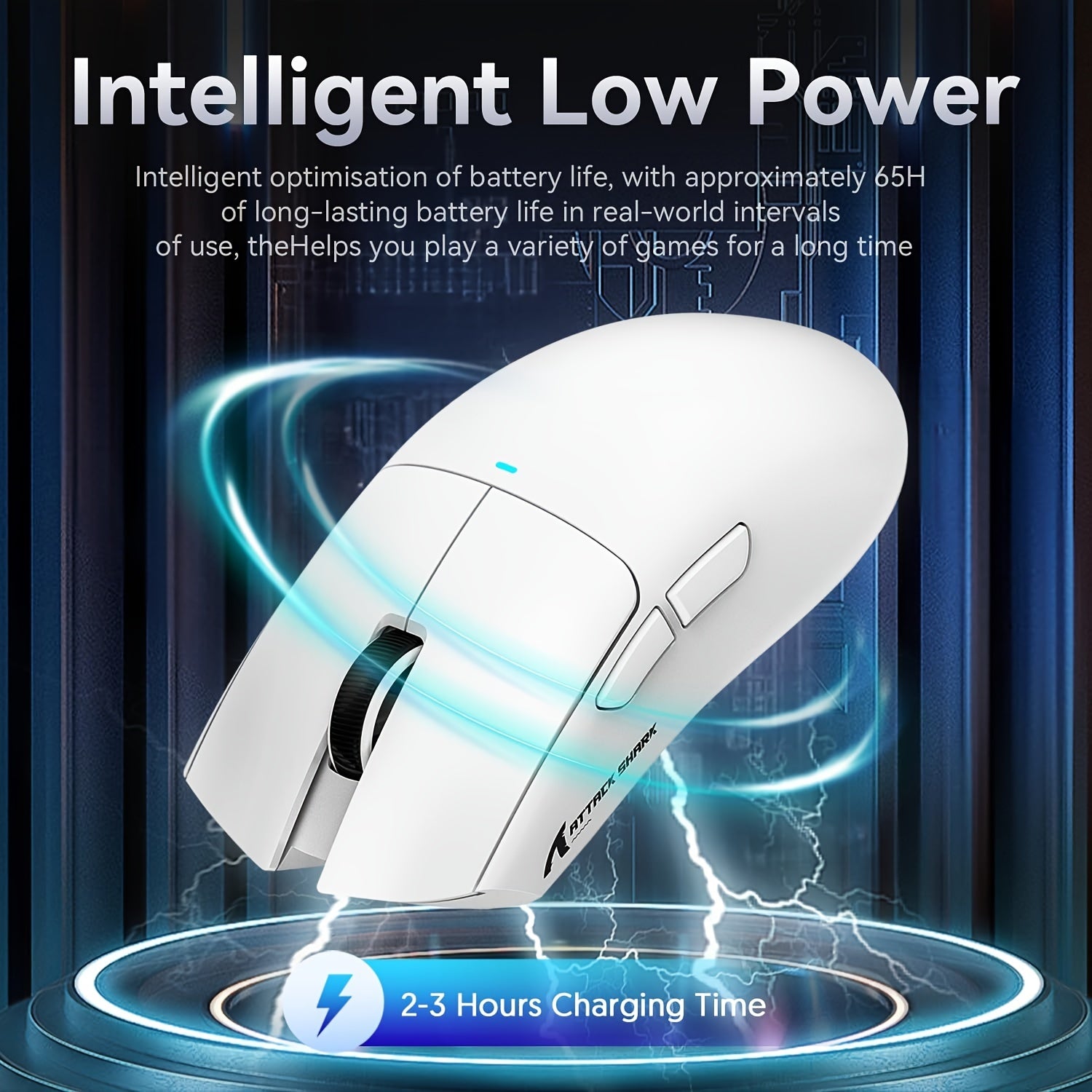 Gaming Mouse Wireless Wired with Magnetic Charging Dock PixArt PAW3311 Optical Sensor for PC Xbox PS Mac