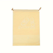 Hanging Shoe Organizer Bag Transparent Dustproof Travel Storage White Shoes