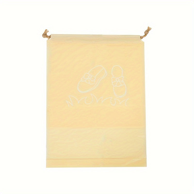 Hanging Shoe Organizer Bag Transparent Dustproof Travel Storage White Shoes