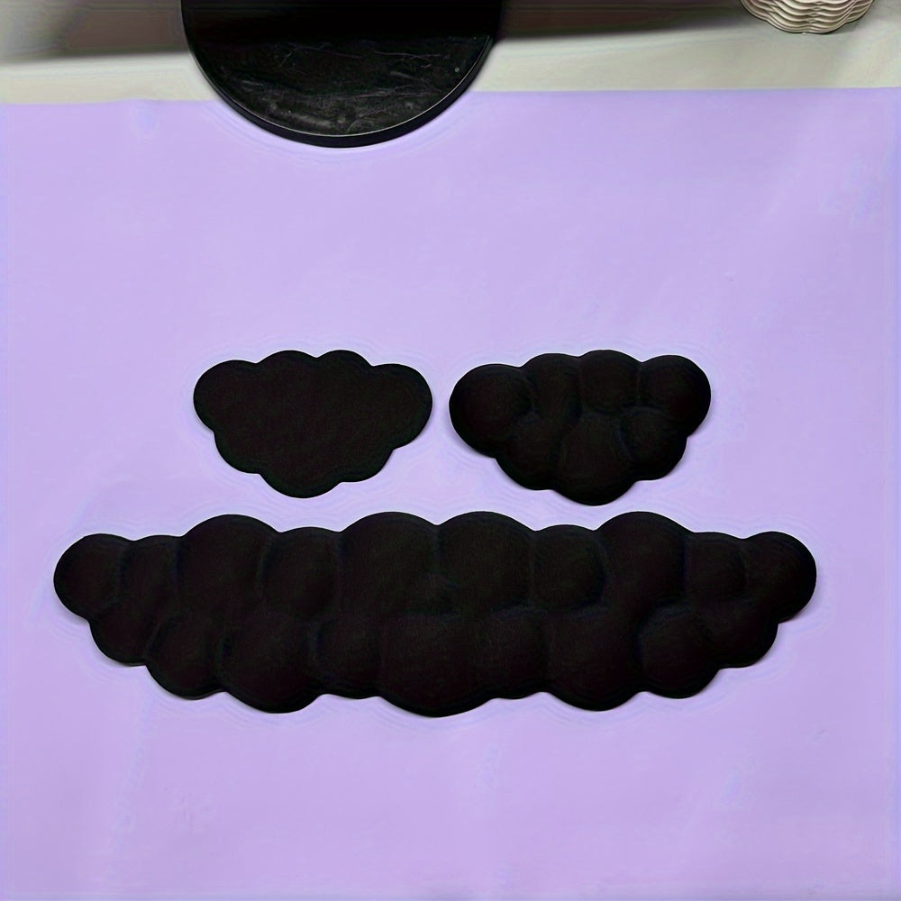 Klaviatura va sichqoncha uchun ergonomik xotira ko'pikdan yasalgan bilak qo'yish padlari, 3 ta to'plamda, o'yin, ofis va uyda foydalanish uchun mos. Qora rangda yozish va sichqoncha ishlatish uchun qulay bilak qo'llab-quvvatlashni ta'minlaydi.