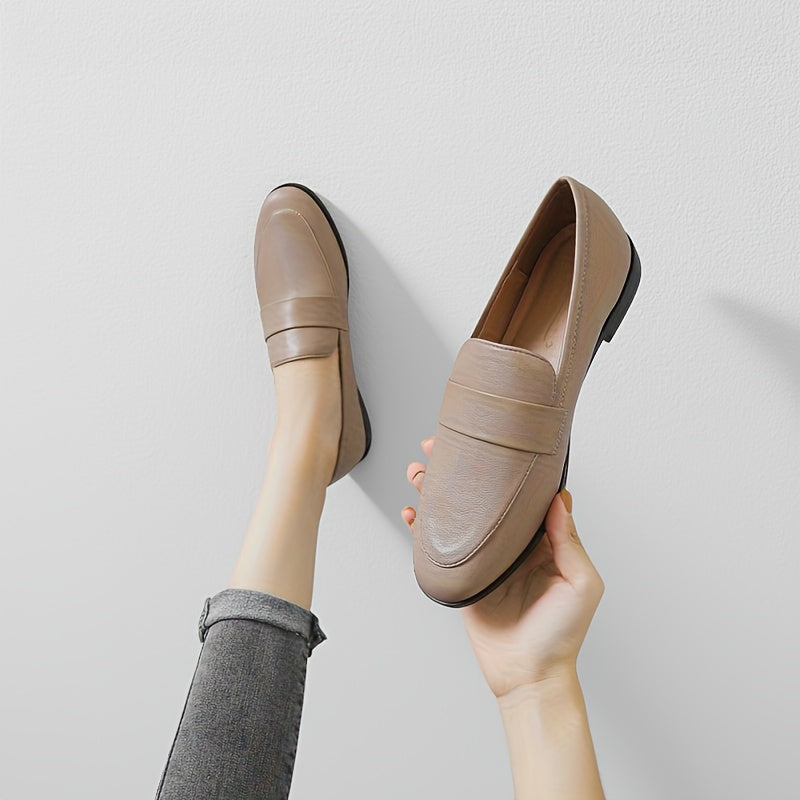 Women's Synthetic Slip-On Flat Shoes Casual Work Comfortable Lightweight