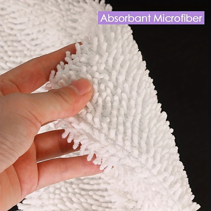 Four Pack Microfiber Replacement Pads for Steam Mops, Washable, Durable