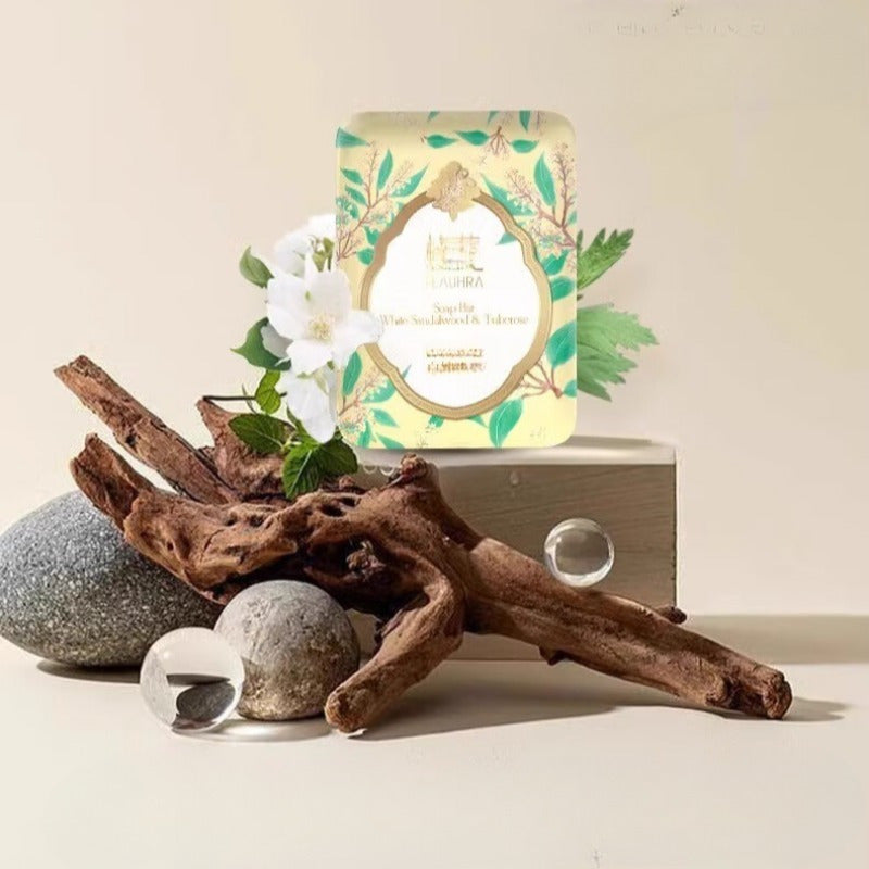 Essential Oil Infused Soap with Spring Tea Peony and Sandalwood for Face Bath and Hand Washing