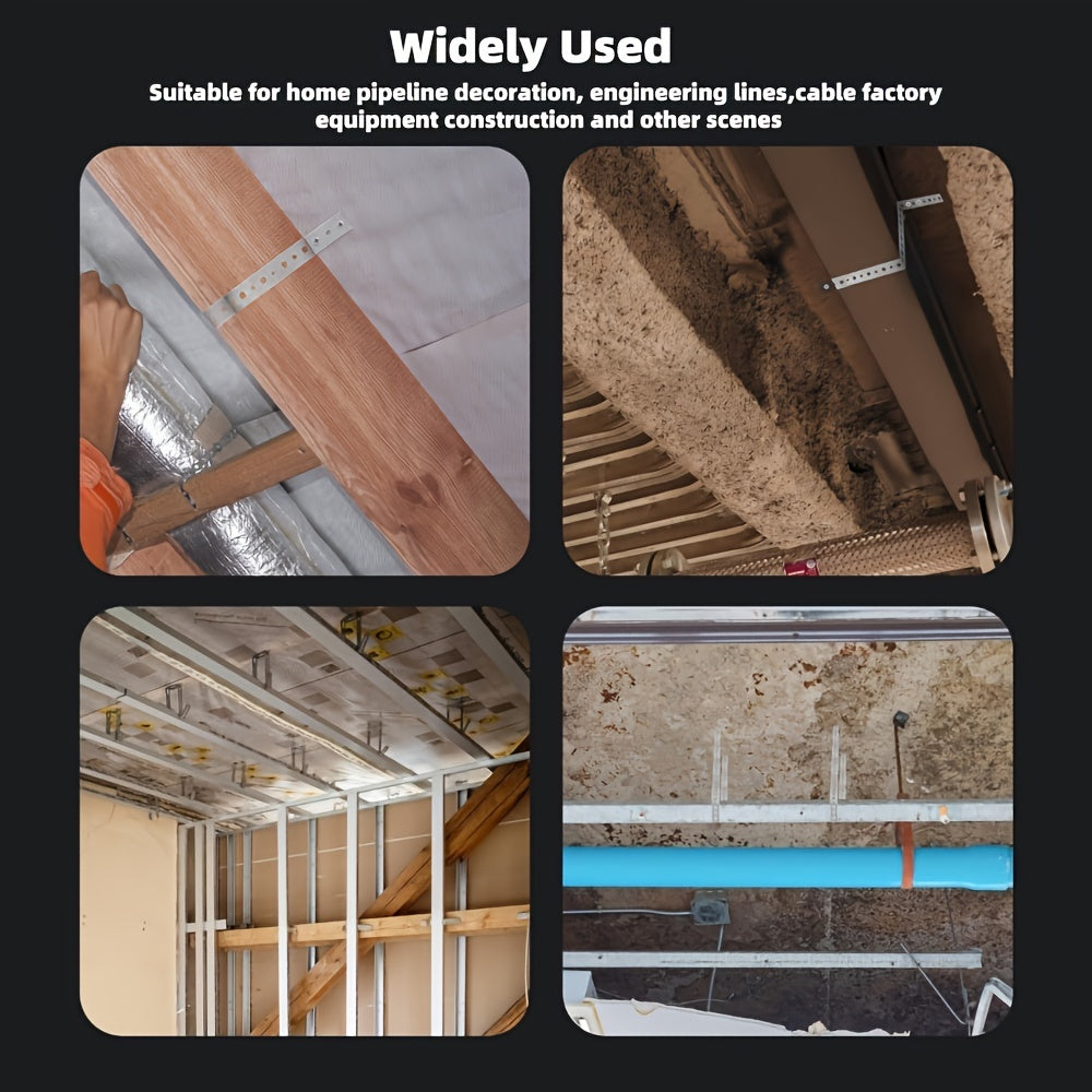 Гальванизированная железная катушка, металлическая труба, поддержка, подвесная полоса, 3 м x 17,5 мм, отверстие