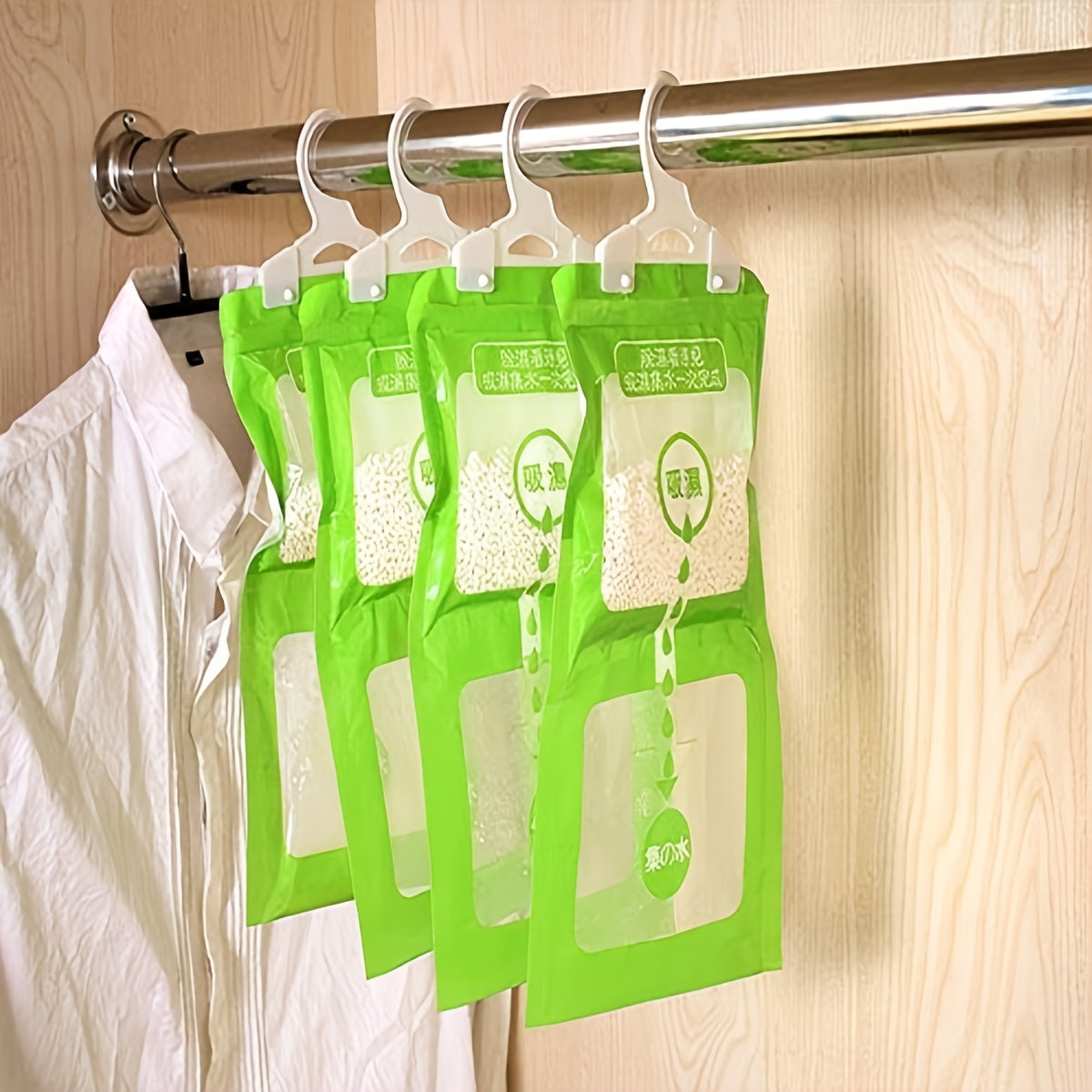 4 ta paketli osilgan quritgich sumkalar shkaf va xona namlikni nazorat qilish uchun