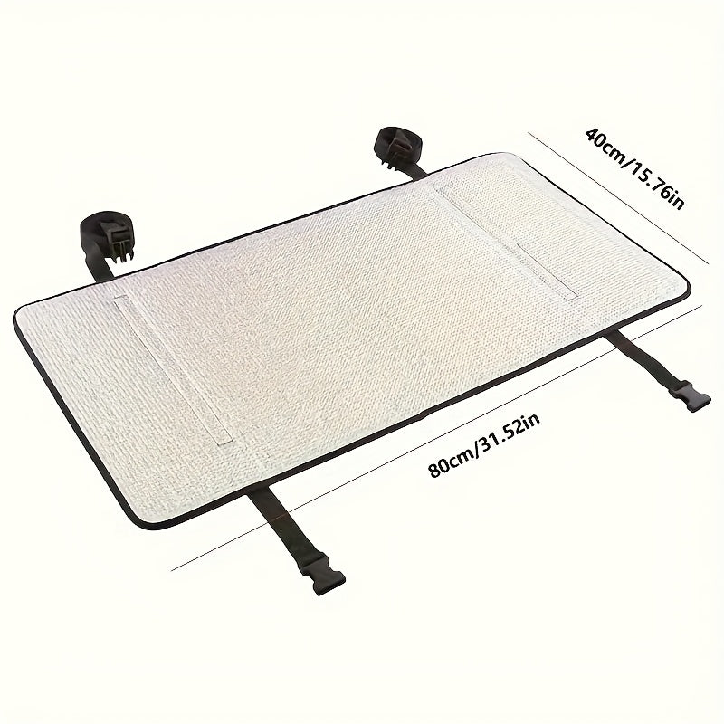 Durable Flame-Retardant Outdoor HVAC Cover with Zipper and Reinforced Edges