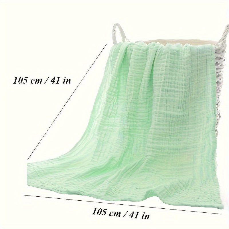 Yumshoq, so‘ruvchi 100% paxta ko‘rpa va hammom sochiq bolalar uchun pastel ranglarda (104.14x104.14 sm). Mashinada yuvish mumkin, yili davomida o‘g‘il va qizlar uchun mukammal.