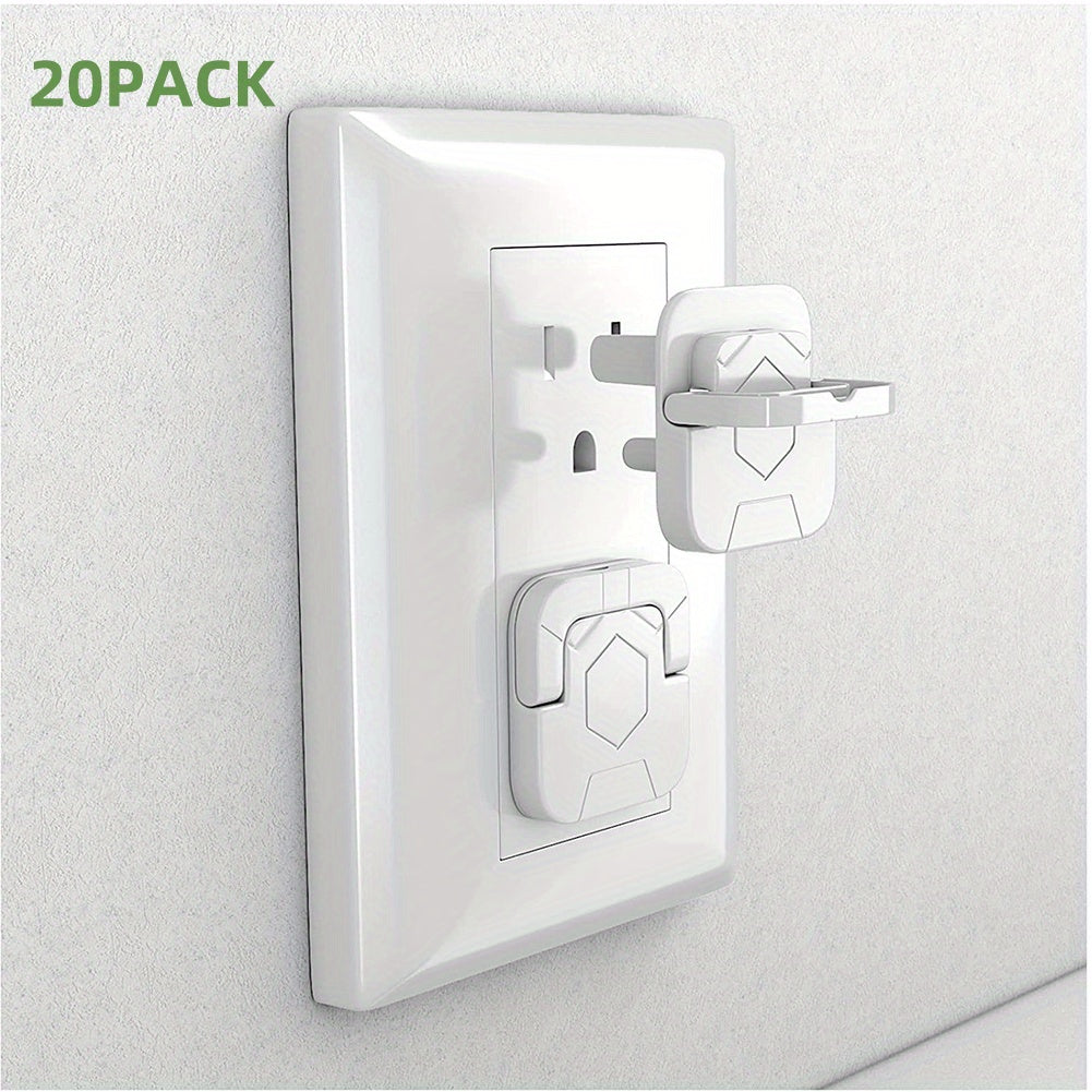 Children's Electrical Outlet Cover for 20/40 Socket Safety Plastic Childproofing