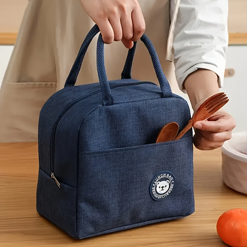 Insulated Waterproof Food Storage Bag with Adjustable Size for Travel and Picnic