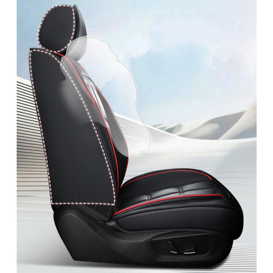 Universal Car Seat Cover Full Coverage Anti-Wear Dirt-Proof for Five-Seater