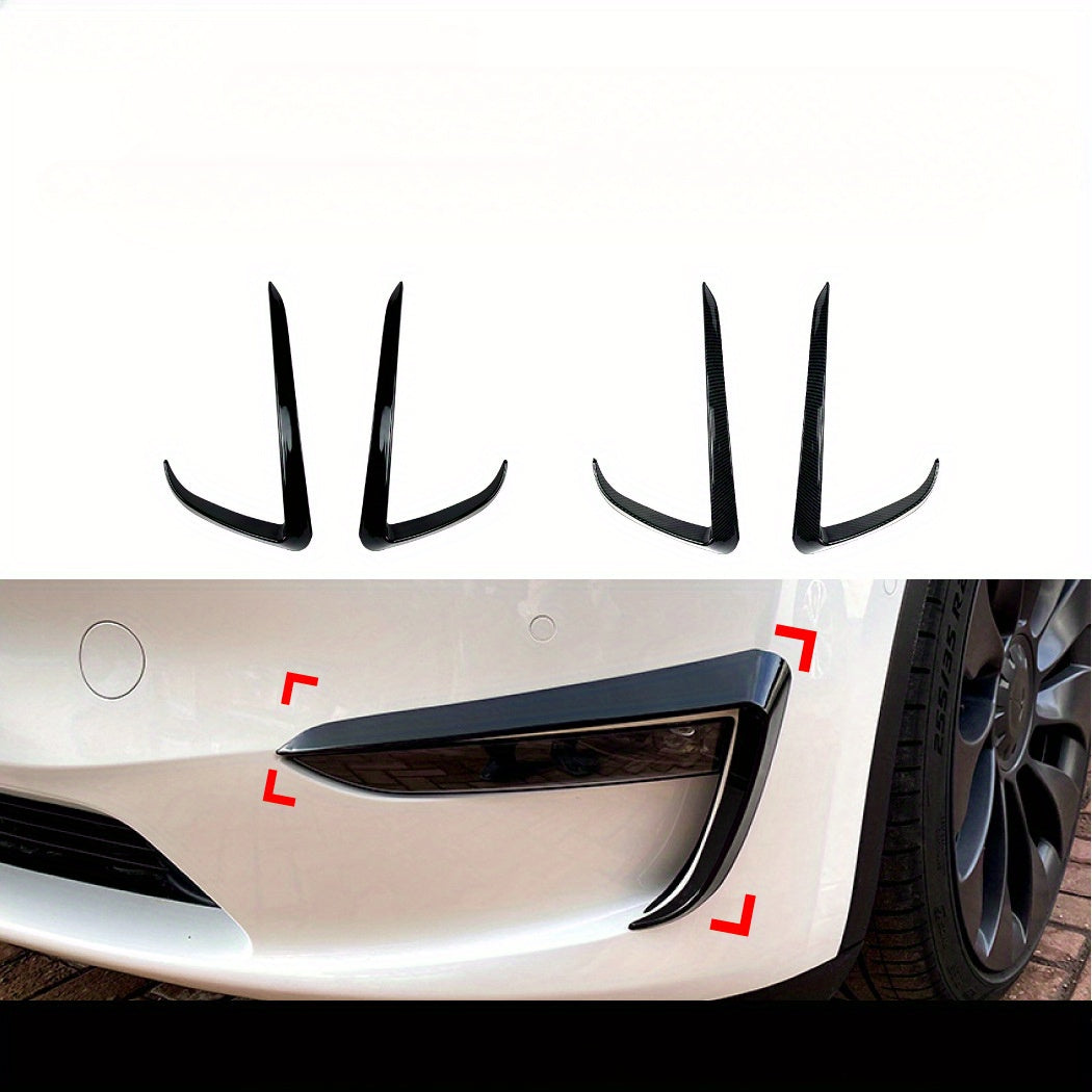 Front Bumper Accessories and Exterior Stickers for Tesla Model Y 2019–2023
