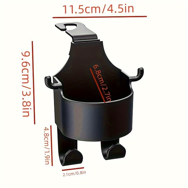 Multi-Function Car Organizer with Hook Cup Holder Storage Box Durable PP