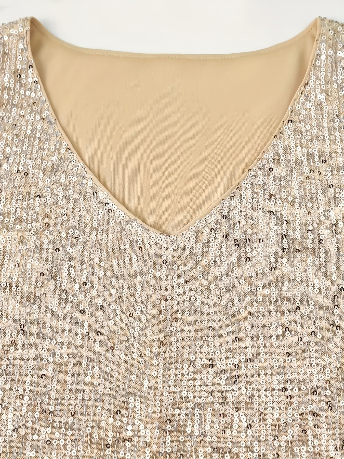 Women's Sequined Tank Top Sleeveless Wearable Glitter Blouse