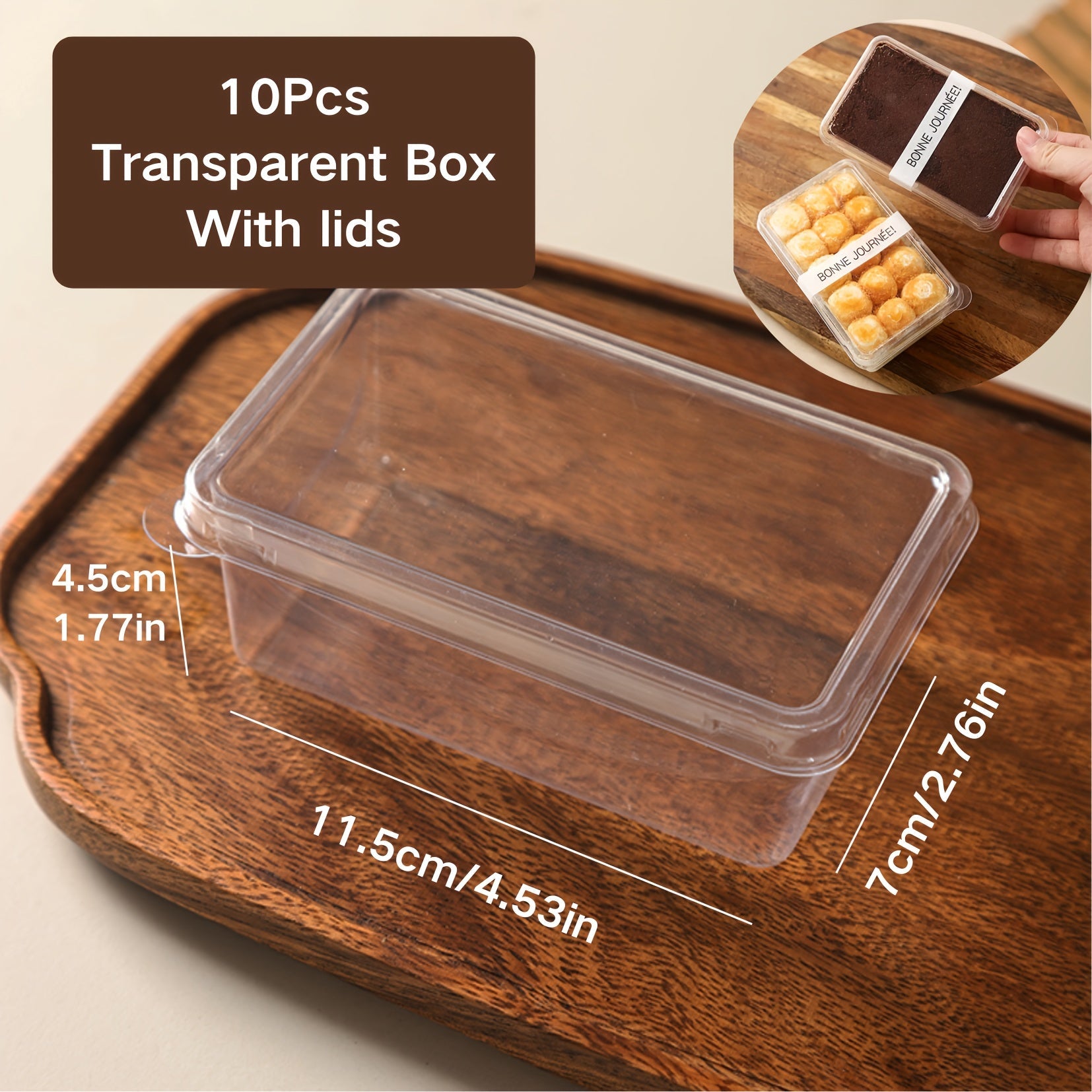 Набор коробок для десертов Тирамису и муссового торта, белая картонная упаковка для выпечки на вынос