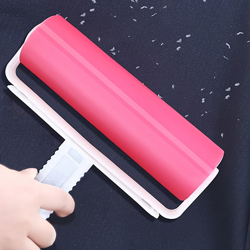 Large Washable Pet Hair Remover Roller Brush with Sticky Lint Roller for Dogs and Cats