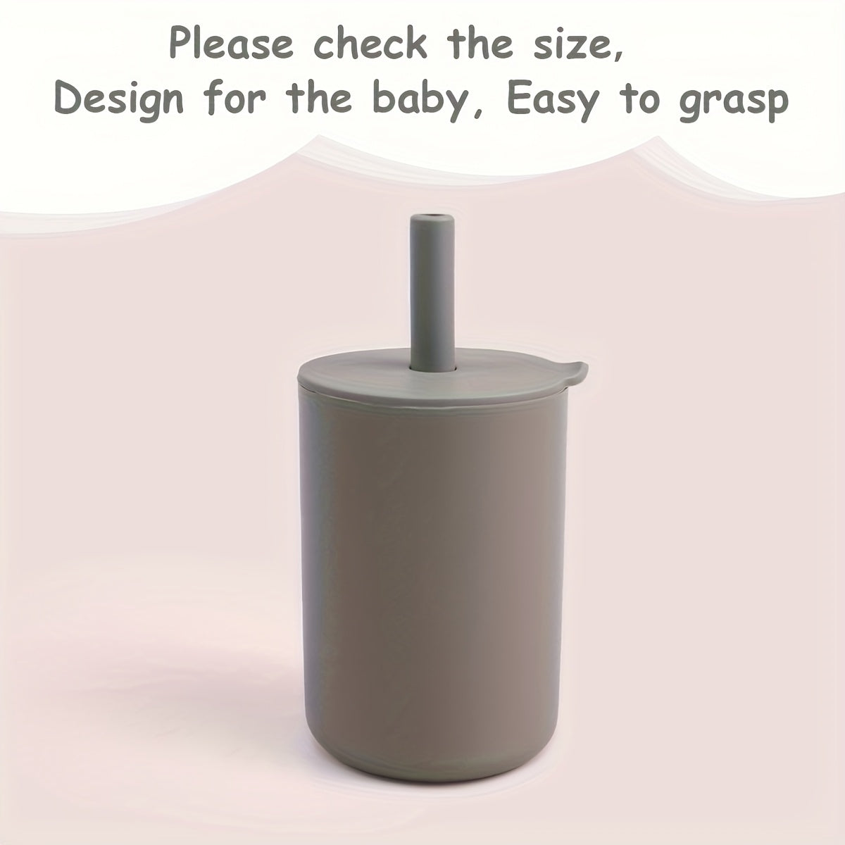 Yellow Silicone Sippy Cup with Straw BPA-Free Leakproof Reusable for Kids Hydration and Outdoor Activities