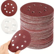 10Pcs 125mm Grit Sanding Discs for Metal Plastic Wood Grinding and Polishing