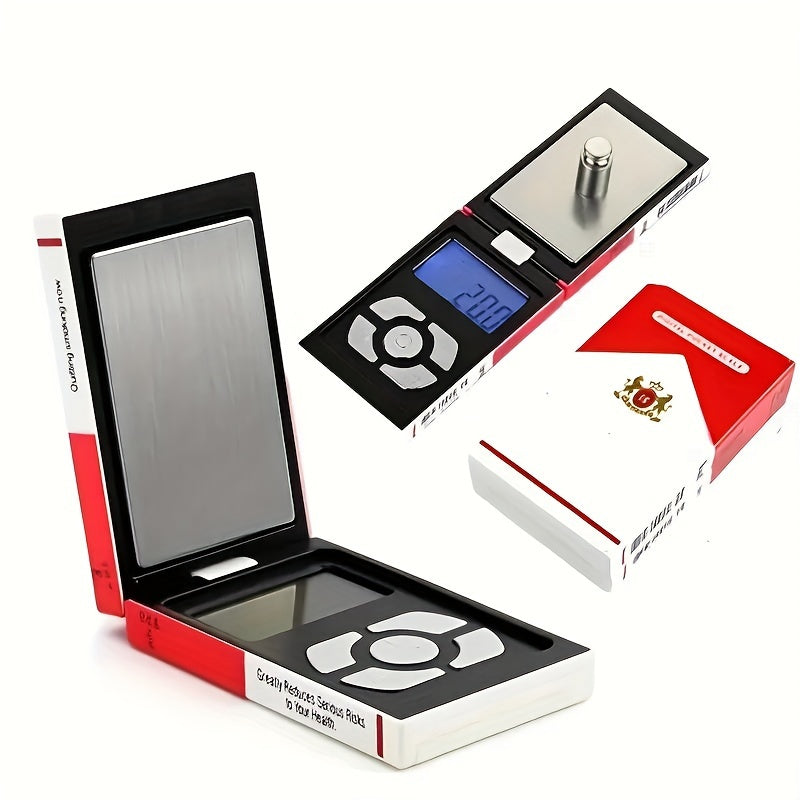 200g Digital Pocket Scale with Backlit Display and Unit Conversion for Jewelry and Office Use