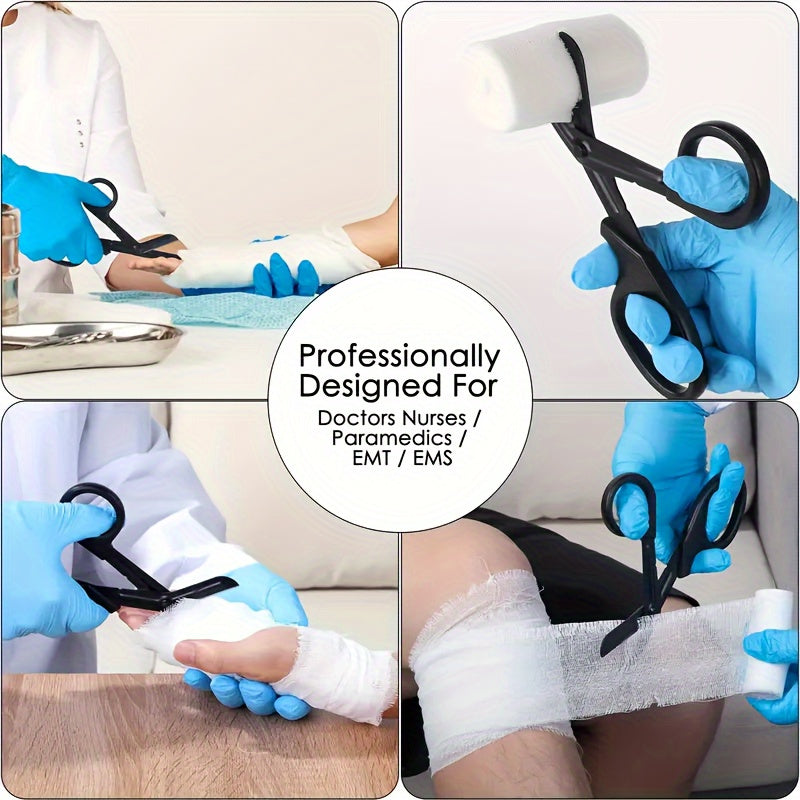 4-Piece 6-Inch Titanium Scissors Non-Stick Durable Blades for Medical Professionals