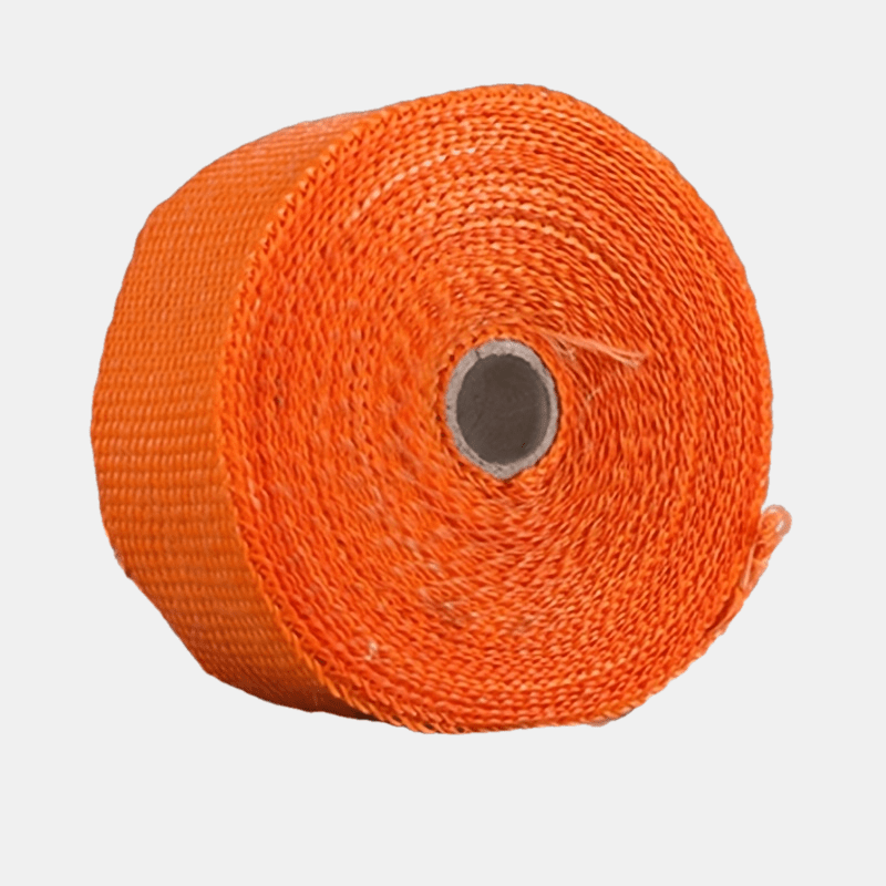 Universal chiqindi issiqlik qoplamasi lenta 5m x 5cm shisha tolali izolyatsiya silikon ko‘k