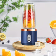 Portable Blender and Juicer Set with Dual Cups, Rechargeable, Lightweight, for Travel and Camping