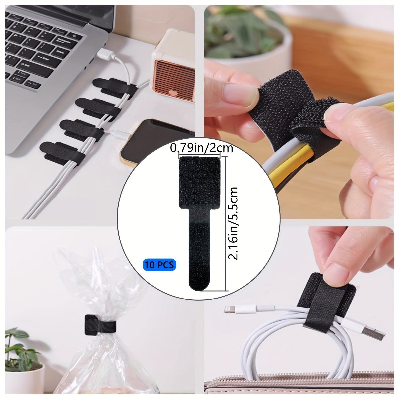 302-компонентный черный комплект для организации кабелей с рукавами, зажимами, держателями, органайзерами, ремнями, стяжками, креплениями