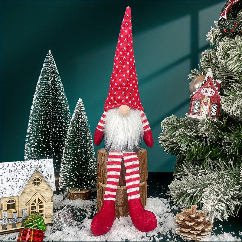 Christmas Faceless Old Man Decoration 36.07x8.89 cm Holiday Home Decor