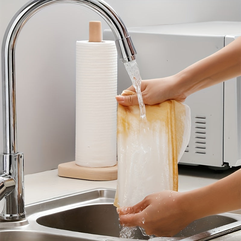 Bir martalik oshxona qog'oz sochiq ruli, yuviladigan ko'p maqsadli tozalash matosi