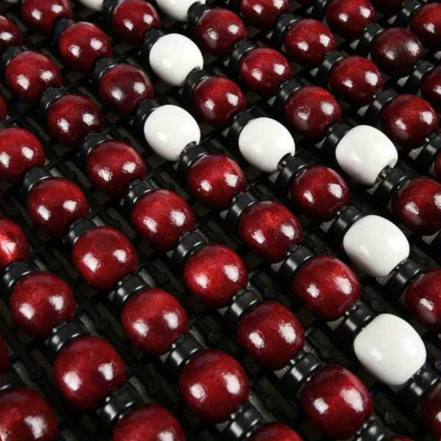 Car Seat Cooling Pad Breathable Wooden Beads Summer Cushion