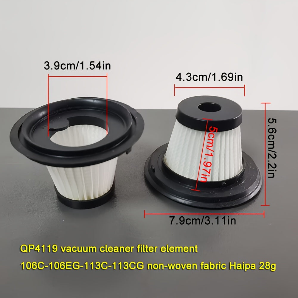 2 dona HEPA changyutgich filtri uchun portativ changyutgichlar QP4118 QP4119 LT-101 LT-105C bilan mos keladi