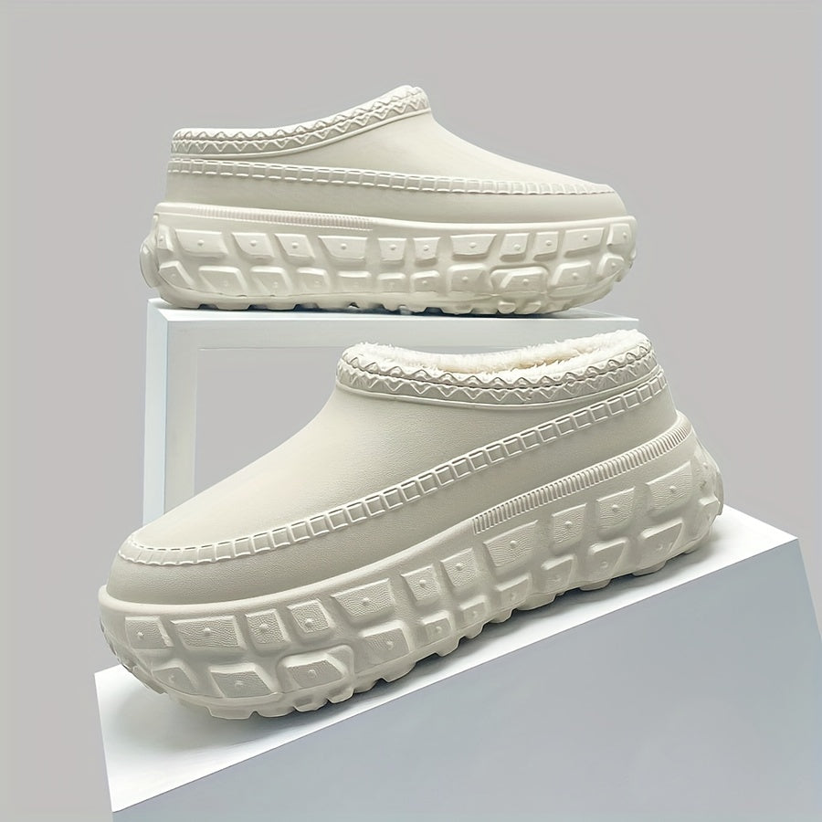 Unisex Winter Slip-On Slippers Waterproof Indoor Outdoor EVA Casual