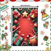 Christmas Themed Kitchen Towel 18x66 cm Soft Festive Holiday Decor