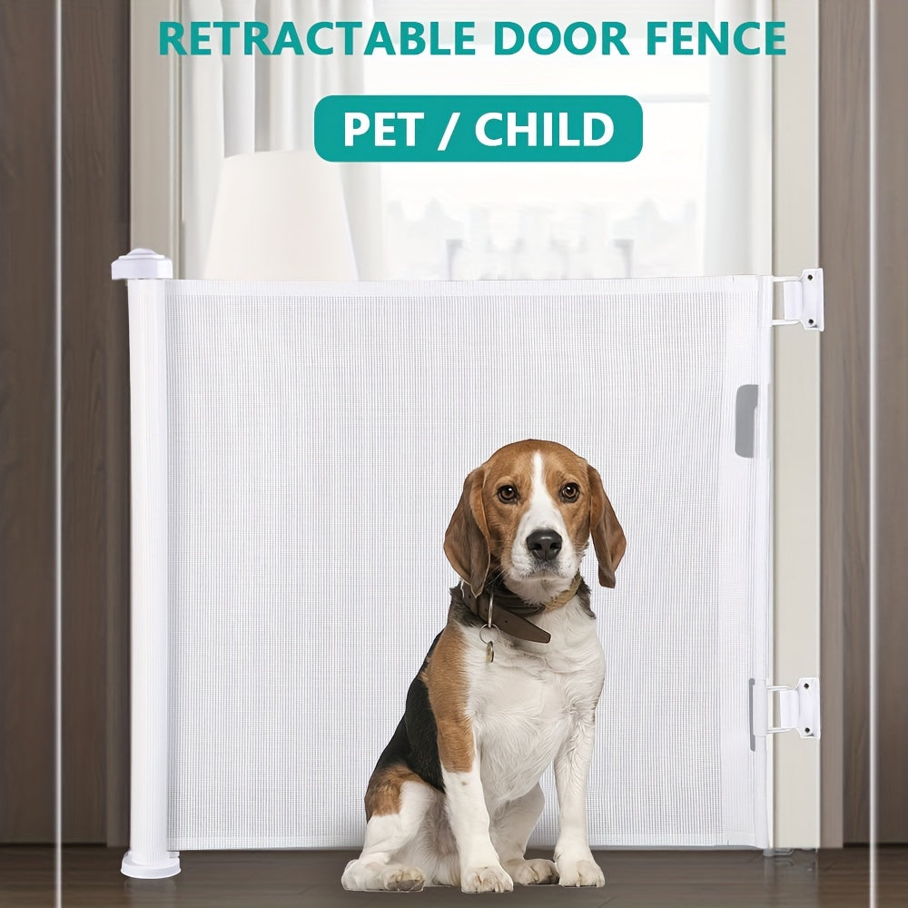 Retractable Mesh Baby Safety Gate for Doorways Stairs Indoor Outdoor 71cm Tall
